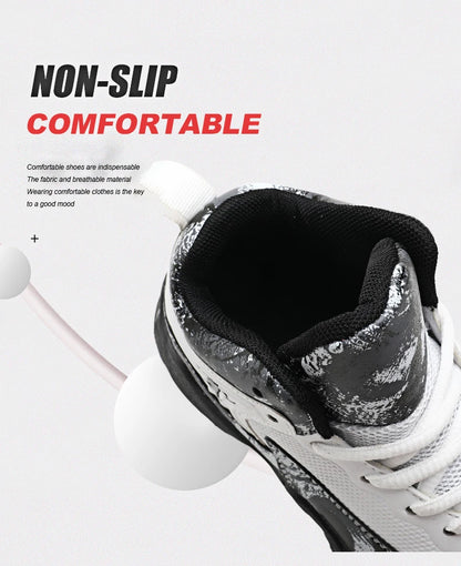 Children's Basketball Shoes for Boys Kids Sneakers Outdoor Non-slip Sports Running Child Girls Basket Trainer Shoes Walking Shoe