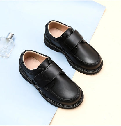 Student Shoes Season Shoes for Boys Black Shoe Children Boy 2025 Spring and Autumn The New British Style Performance Formal Wear