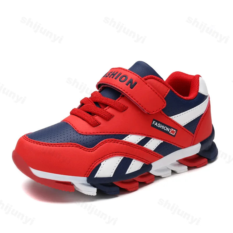 Boys' Fashion Trend Low Top Thick Sole Casual Sports Shoes 2025 Autumn New Style Childrens' Comfortable Platform Chunky sneakers