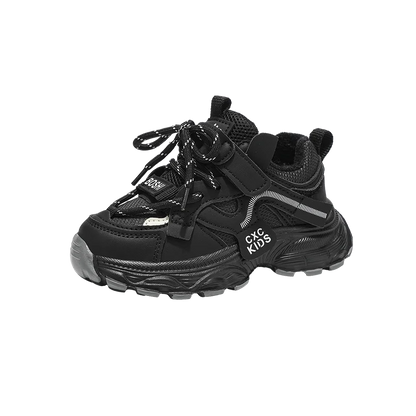 Boys Casual Shoes Non Slip Children Fashion School Walking Running Shoes Sport Kids Leather Sneakers Four Season Size 27-37