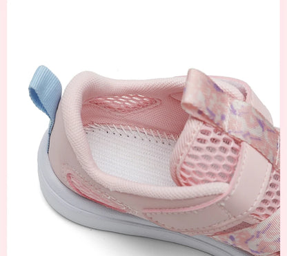 Fashion Children Soft Casual Shoes Girls Light Chunky Air Mesh Sneakers Kid Summer 4 5 6 7 8 Princess Net Sport Footwear Korean