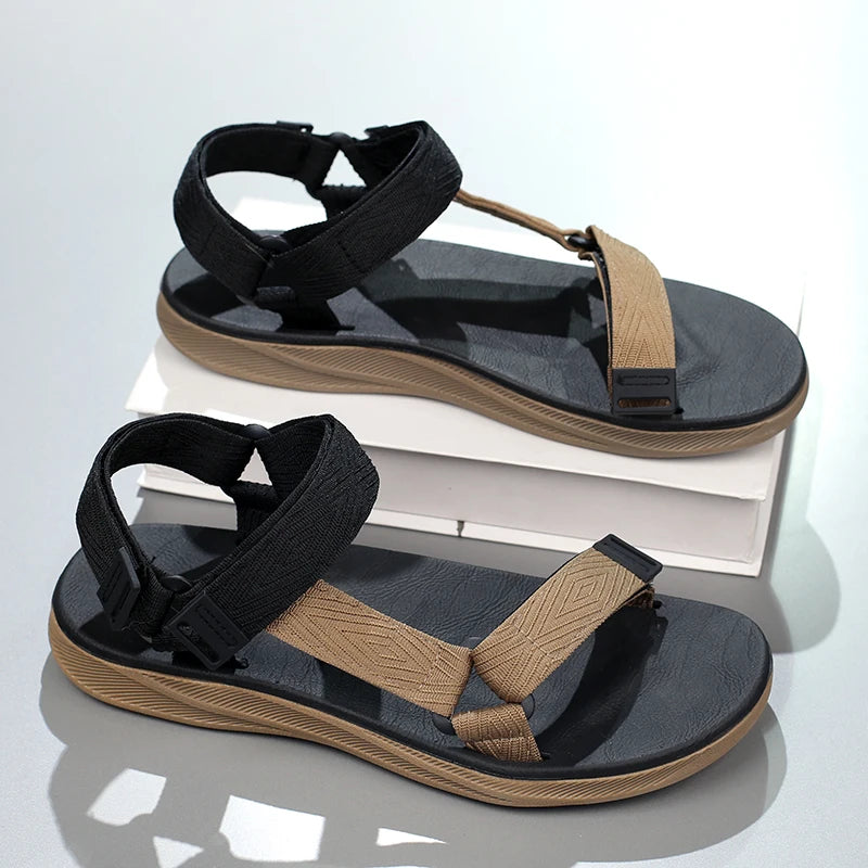 Men's Sandals Summer New Trendy Sports Shoes Non-Slip Wear-Resistant Soft-Soled Cool Beach Shoes for Men