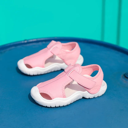 Baby Sports Sandals Brand Fashion Kids Shoes Girls Boys Breathable Anti-slip Beach Toddler Sandal Soft Sole Children Shoes