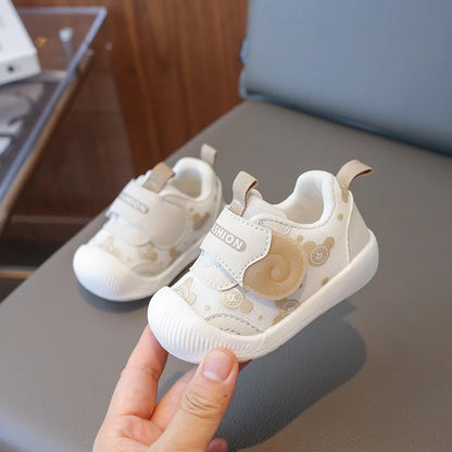Kids Sneakers Baby Boys Girls Non Slip Spring Autumn 2025 Fashion Children Toddler Walking Shoes Design Cute Sweet Casual Shoes