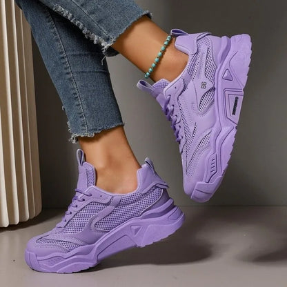 Women's Sneakers 2025 Fashion Breathable Women's Shoes Outdoor Non-slip Designer Shoes for Women Autumn Light Platform Sneakers