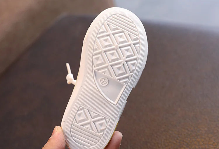 New Children's Canvas Shoes Fashion Baby Board Shoes Girls' Breathable Single Shoes Boys' Casual Shoes