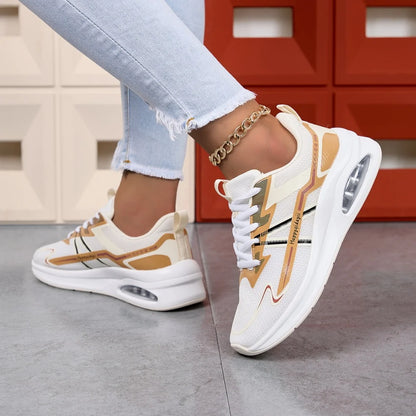 Women's Running Shoes Comfortable Breathable Sports Sneakers Wear-resistant Anti-slip Shoes Shock-absorbing Training Sneakers