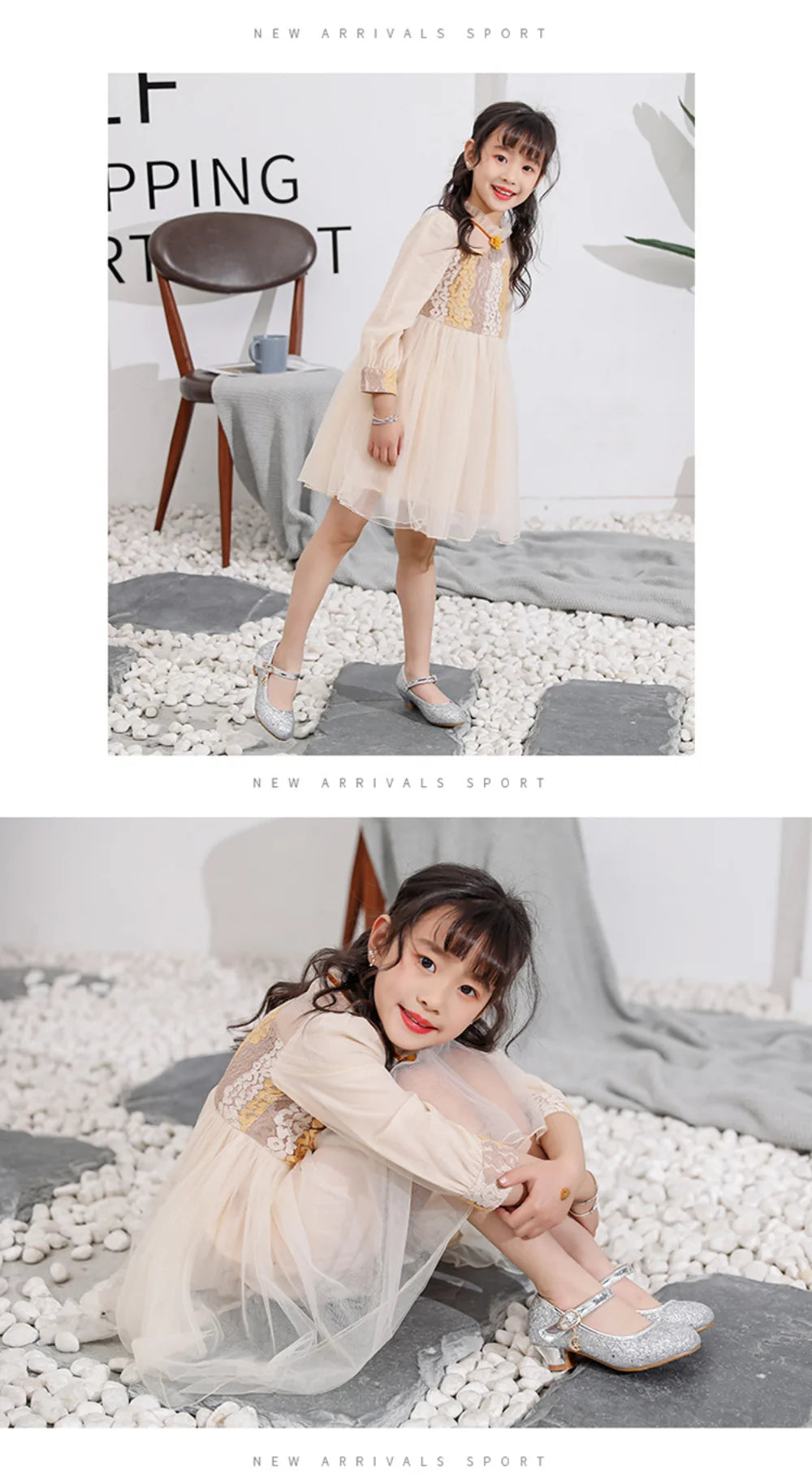 Fairy Girl High Heels Princess Shoes Halloween Cosplay Kids Shiny Sofia Cinderella Aurora Rapunzel Party Dress Up Leather Shoe