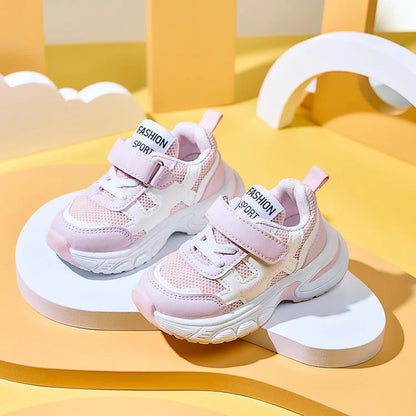 Autumn New Children Shoes Mesh Breathable Kids Sneakers Outdoor Sport Shoes Comfortable Soft Sole Fashion Girls Boys Shoes