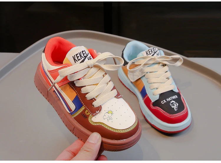 New Style Spring Autumn Children's Casual Sneakers Comfortable Breathable Sports Shoes for Boys and Girls Kids Shoes