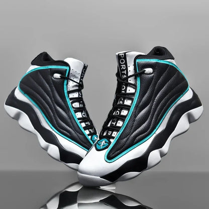 Original Boys High Ankles Sneakers Anti Slip Basketball Trainers Unisex Plus Size 45 Outdoor Sneakers for Men Basket Shoe Women