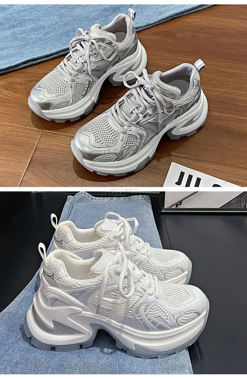 Athletic Woman Footwear New Sneakers Sports Designer Luxury Vulcanized Shoe Trends On Sale Mesh Breathable Shoes for Women