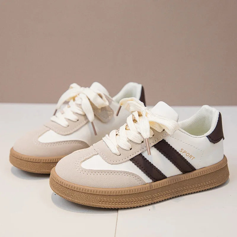 Kids Sneakers for Girls Spring Autumn New Boys Sneakers Fashion Patchwork Versatile Children Causal Tennis Shoes Hook Loop