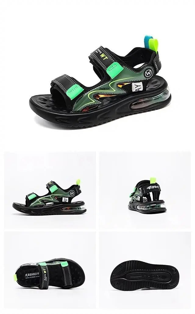 Fashion Kids Sandals Baby Shoes Boy Soft Sole Non-slip Boys Girls Sandals Toddler Children's Shoes Summer Beach 3-14Years