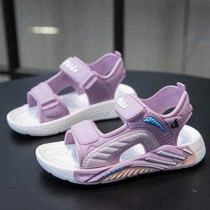 Boys Sports Sandals Summer Girls Lightweight Hiking Beach Sandals Open Toe Breathable Shoes Quick-Dry Outdoor Sandals for Kids