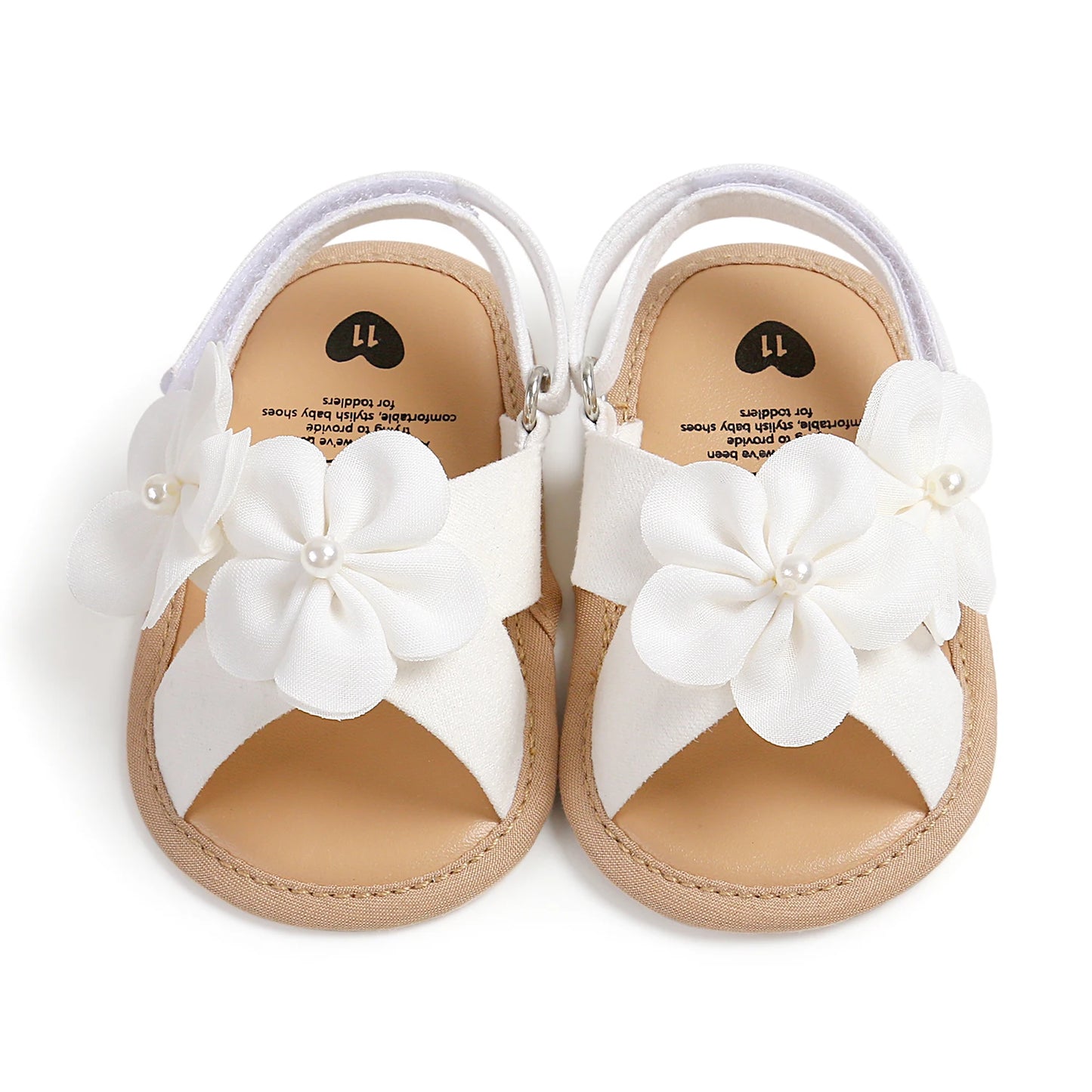 Baby Girls Sandals Summer Shoes Outdoor First Walker Toddler Girls Shoes for Summer
