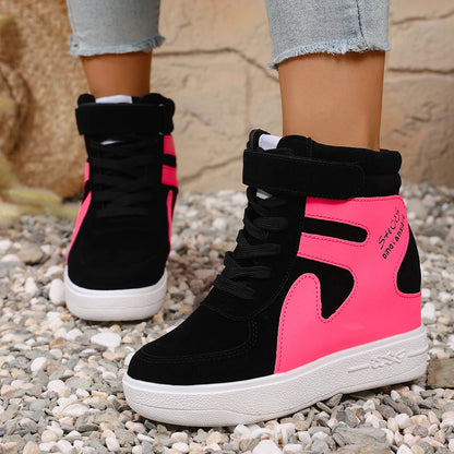 Women SneakersNew Korean Fashion Shoes Thick Bottom Increased Inner Heel Sneakers Women Casual Designer Shoes for Women