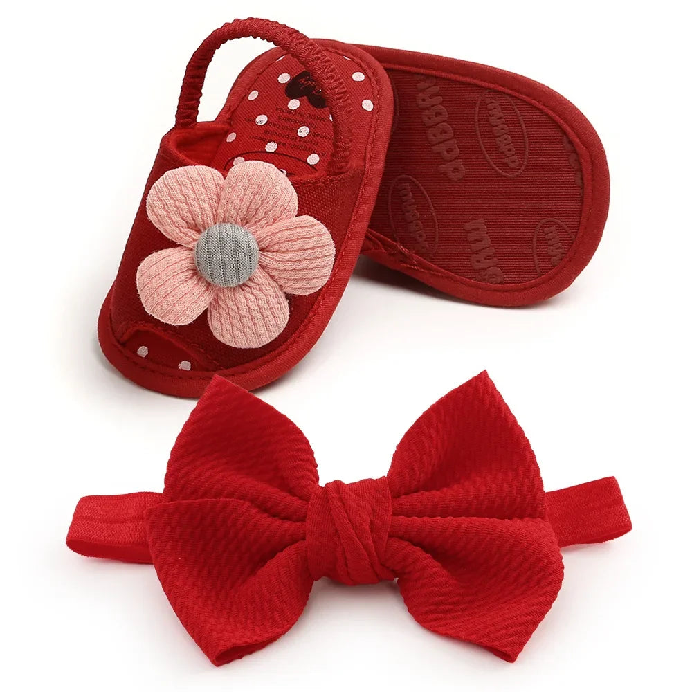 Baby Girls Sandals Summer Shoes Outdoor First Walker Toddler Girls Shoes for Summer