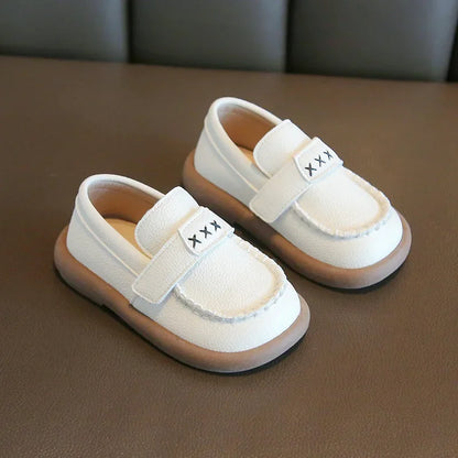 Boys Formal Leather Shoes for Children Kindergarten School Fashion Flats Kids Slip-on Loafers Classic Spring Autumn Korean Style