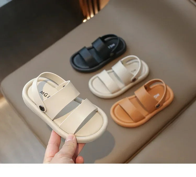 Children's Sandals  Summer New Style Beach Shoes Soft Bottom Boys' Shoes Trendy Casual Wear Ideal for Outdoor Activities