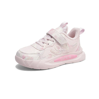 Children's Sneakers Autumn Winter Boys Sport Shoes Girls Plush Cashmere Warm Lined Casual Shoes Studnet Shoes Teen Running Flats