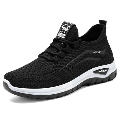 Women's Breathable Lace-Up Sneakers Soft-Soled Comfortable Casual Shoes, Trendy Lightweight Footwear for Daily Wear All Seasons
