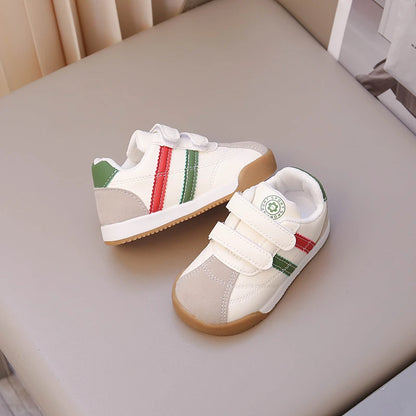 Boys Baby Shoes Four Seasons Models Soft Boys Girls Argyle Shoes 0-6 Years Old Green Children's Single Shoes Small Kids Sneakers
