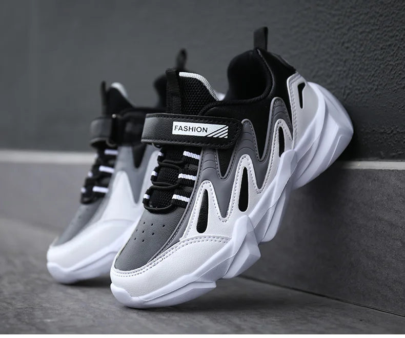 Children Sneakers Casual Shoes for Boys Leather Comfortable High Quality Running Sports Kids Girls Flat Shoes Fashion