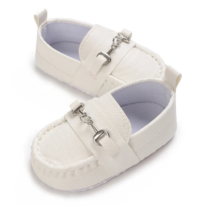Casual Slip On Low Top Loafer Shoes For Baby Boys, Lightweight Comfortable Non Slip Flat Shoes For Indoor Outdoor Walking