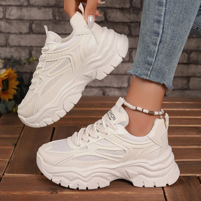 Women Sneakers New Fashion Chunky Sneakers Women Outdoor Tennis Platform Sports Shoes for Women Lightweight Designer Shoes