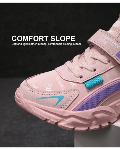 Kids Girls Shoes Running School Casual Sports Breathable Non-slip Sneakers Basketball Children Outdoor Walking Tennis All Season