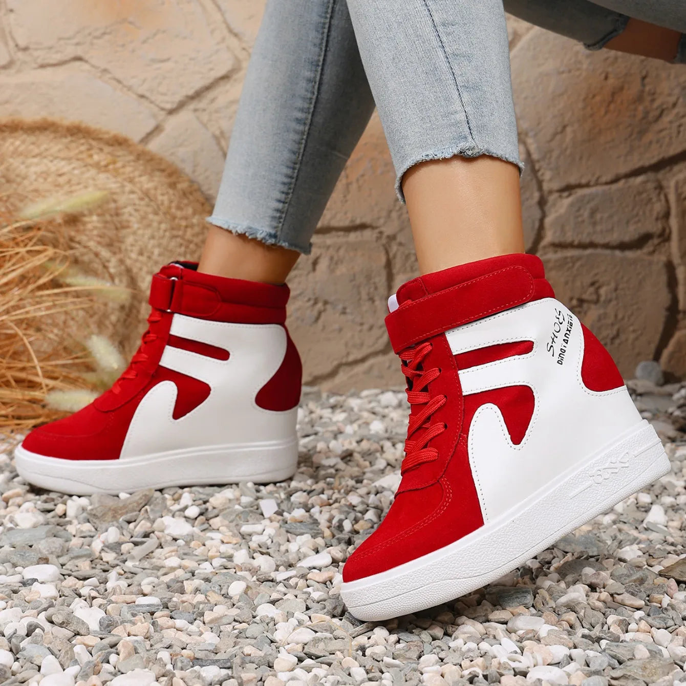 Women SneakersNew Korean Fashion Shoes Thick Bottom Increased Inner Heel Sneakers Women Casual Designer Shoes for Women