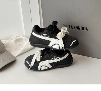 Children's Sports Shoes 2025 Autumn Boys Girls Comfortable Non Slip Outdoor Casual Shoes Kids Fashion Low-top Flat Sneakers