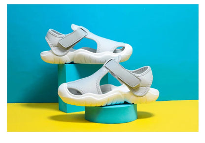 Baby Sports Sandals Brand Fashion Kids Shoes Girls Boys Breathable Anti-slip Beach Toddler Sandal Soft Sole Children Shoes