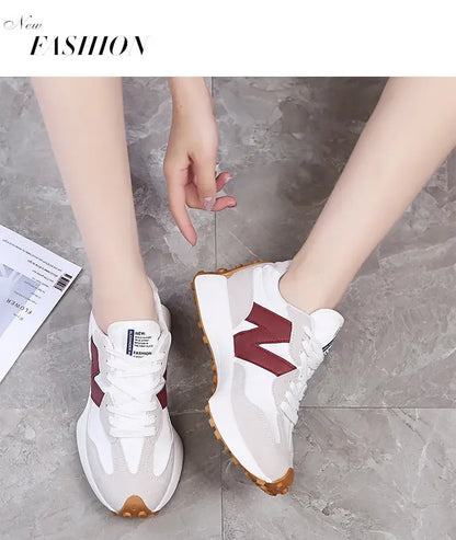 New Women's Causal Sneakers Summer Shoes Woman Fashion Breathable Lace Up Sports Shoes for Women Platform Walking Designer Shoes