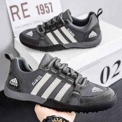Men's Shoes Fashion Versatile Breathable Board Shoes Thick soled Trendy Casual Shoes (Available)