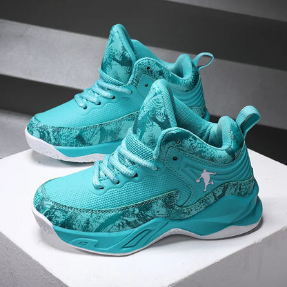 New Boys Brand Basketball Shoes for Kids Sneakers Thick Sole Non-slip Children Sports Shoes Child Boy Basket Trainer Shoes