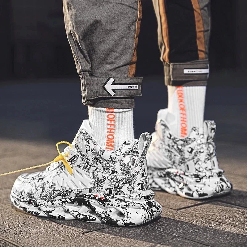 New Basketball Shoes Men Anti Slip Basketball Sneakers Training Walking Shoes Men Light Weight Sport Sneakers Plus size 46
