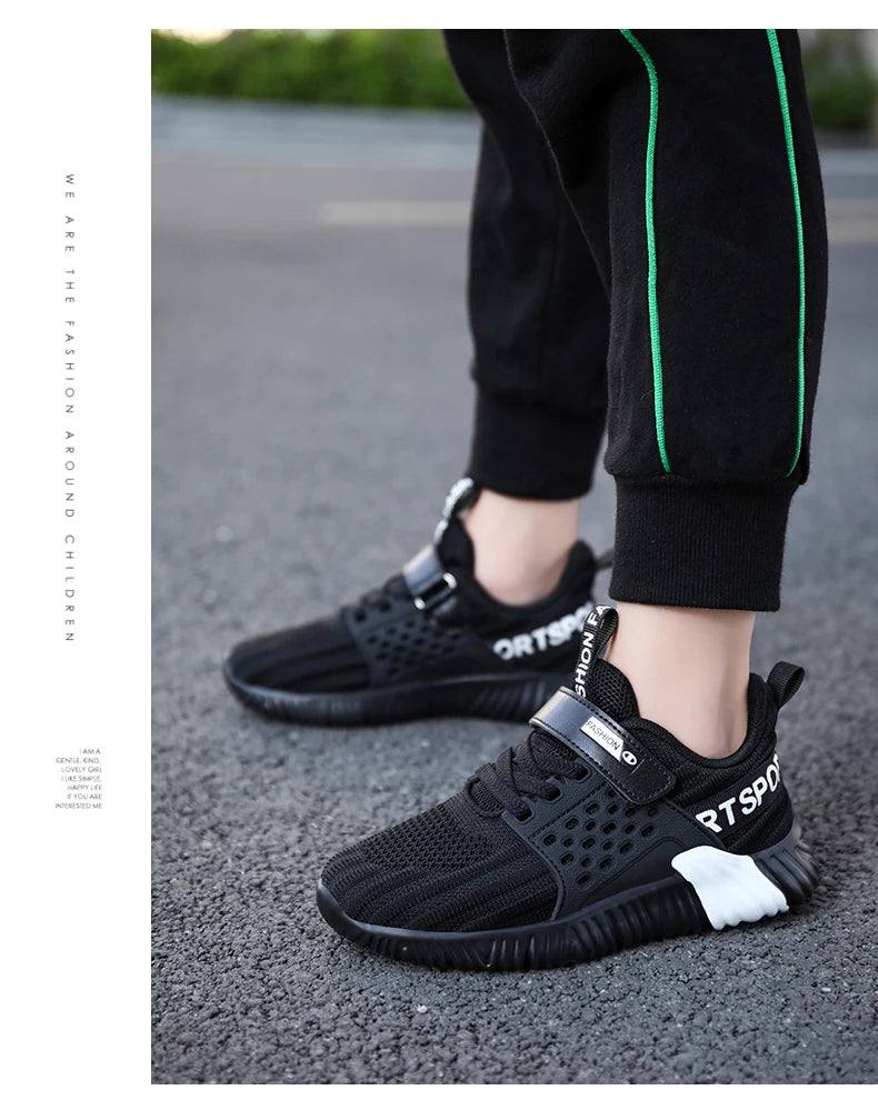 Boys Casual Shoes For Children Sneakers Shoes Mesh Anti-slippery Fashion Tenis Infantil Menino Spring