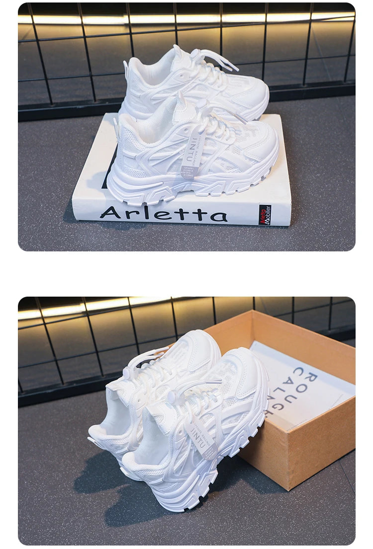 Girls Sneakers Children Casual Shoes Mesh Platform Designer Tennis Sneaker Kids Sports Shoe for Girl