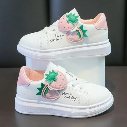 girl shoes spring autumn sports shoes children's soft-soled sneakers student skate shoes casual shoes
