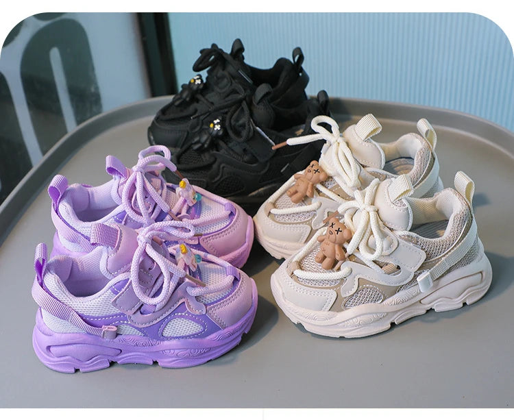 Child Sneaker Autumn New Girl's Sneakers Hollowed Out Single Mesh Boys' Casual Shoe Comfort Casual Shoes for Child Zapatos Niña