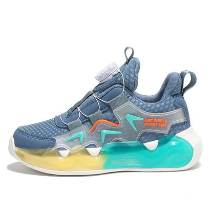 Children Sports Shoes for Girl Leather Wear-Resistant Comfortable Walking Shoes Soft Non Slip Thick Casual Kids Sneakers