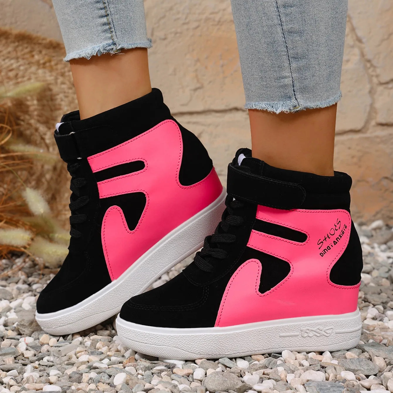Women SneakersNew Korean Fashion Shoes Thick Bottom Increased Inner Heel Sneakers Women Casual Designer Shoes for Women