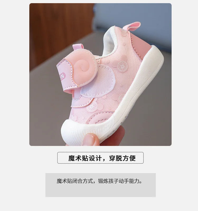 Kids Sneakers Baby Boys Girls Non Slip Spring Autumn 2025 Fashion Children Toddler Walking Shoes Design Cute Sweet Casual Shoes
