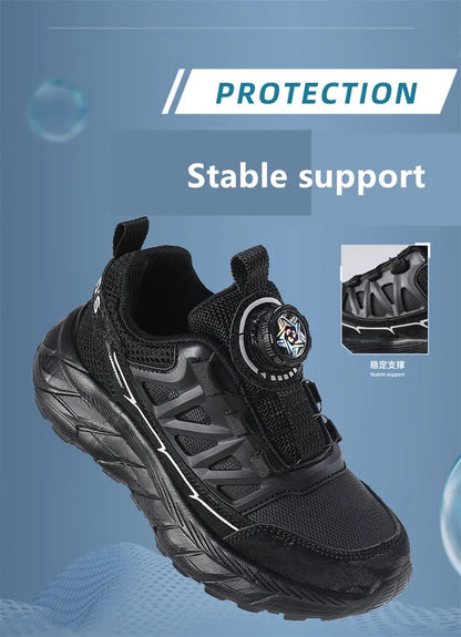 Fashion Knob Sports Shoes For Boys Comfortable Platform Children Casual Shoes Kids Designer Sneakers Breathable Child Sneakers
