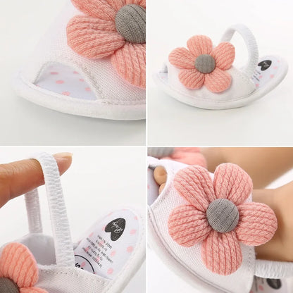 Baby Girls Sandals Summer Shoes Outdoor First Walker Toddler Girls Shoes for Summer