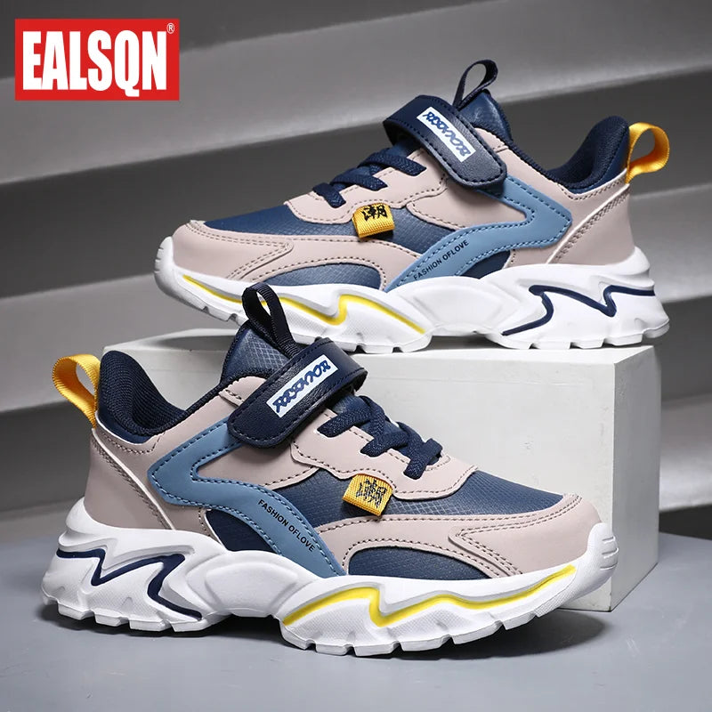 Fashion Children Sneakers Boys Shoes Leather Pu Kids Shoes School Casual Sports Tennis Sneakers for Girls