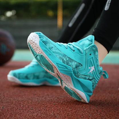 New Boys Brand Basketball Shoes for Kids Sneakers Thick Sole Non-slip Children Sports Shoes Child Boy Basket Trainer Shoes