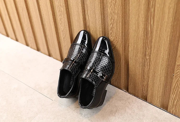 Kids Leather Shoes Students Boys Girls Soft Bottom Performance Shoes Fashion children Wedding Party Dress Shoe Toddler Footwear